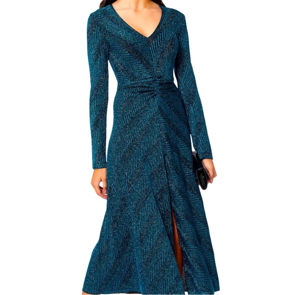 Rotate Birger Christensen Teal Sierra Dress‎
